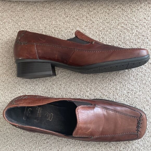 Freemood Women’s Brown Genuine Leather Retro Vintage Loafers Size EU35 / US4.5 - Picture 10 of 10